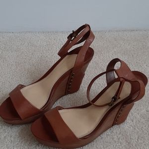 Gianni Bini Wedge Studded Sandals